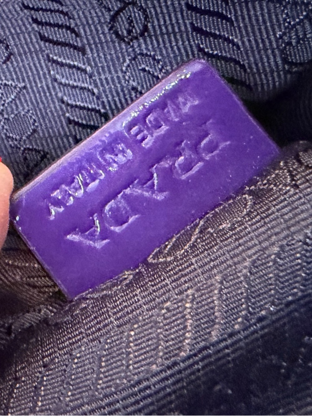 Prada Purple Nylon Shoulder Bag with Gold Hardware! Offers always welcome! - Picture 15 of 15